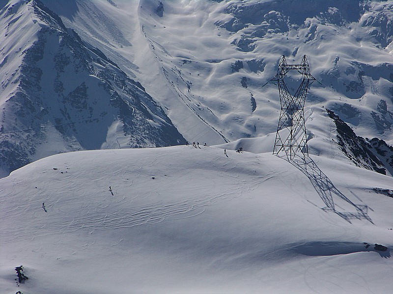 Pte de la Terrasse : Rendez-vous avec le pylone à la Pte de la Terrasse