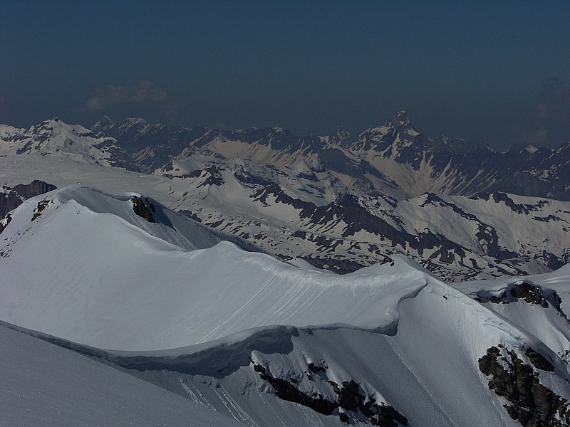 cheval blanc : Arête du Grenairon et Aravis
