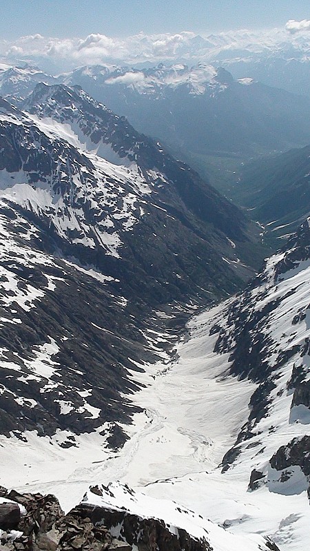 Vallée d'Entre-Aigue : vue du sommet