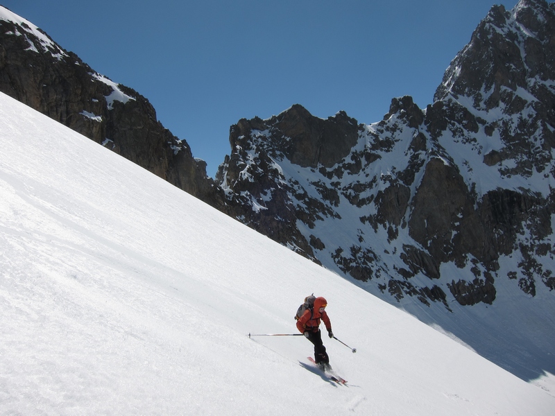 Glacier des Aupillous : à 11h, c'est la bonne heure