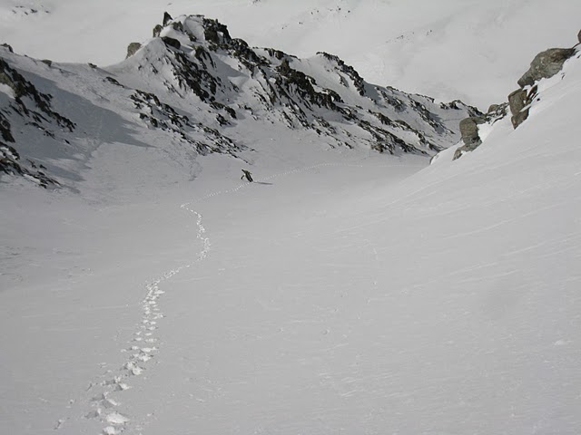 Mt Vélan couloir septentrional : Partie médiane (ph.Deploy)