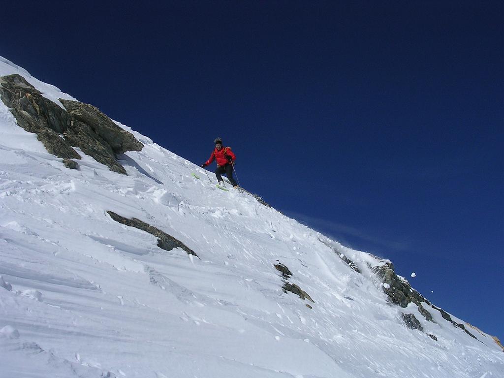 départ sommet : départ à ski du sommet