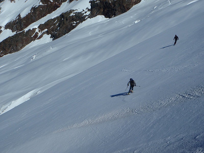 Cabottes : neige dure très skiable