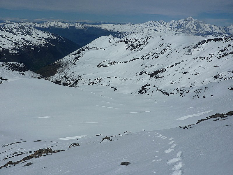 Glacier de la Sassière : Itinéraire de retour
