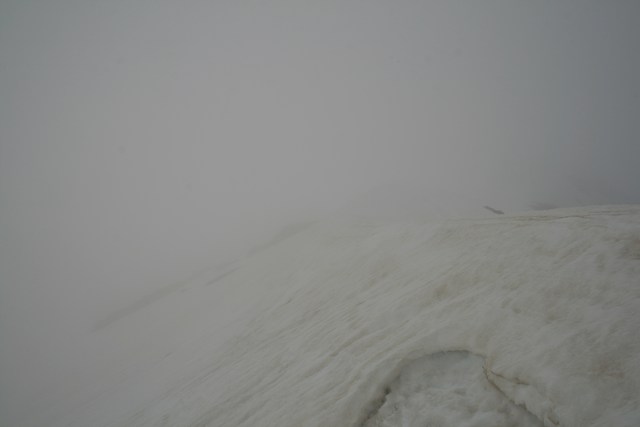 Vers 3000 m : Deuxième montée ... dans le brouillard