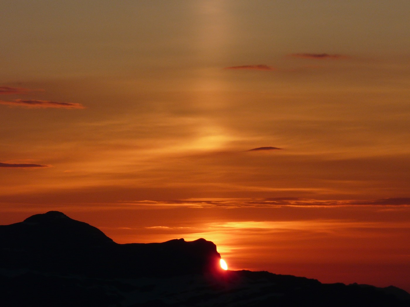 Lever de soleil : depuis la Brèche
