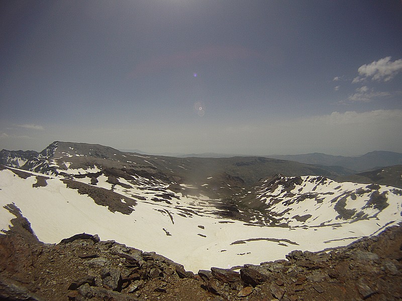 versant sud : ce qui nous attend vue du sommet à 3.350m