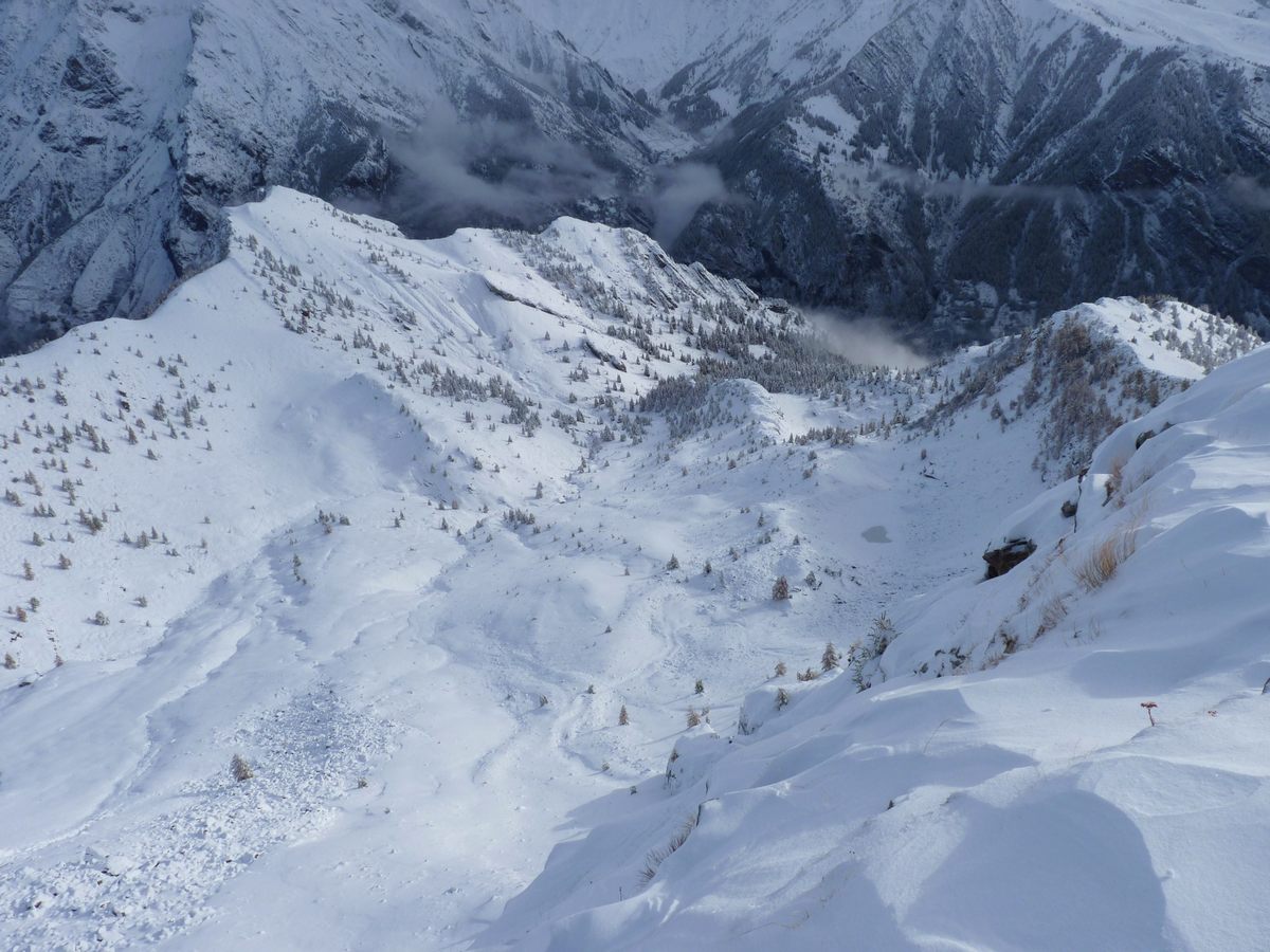 #6 depuis le sommet : Vallon de clôt Lamiande depuis le sommet : Vallon de clôt Lamiande