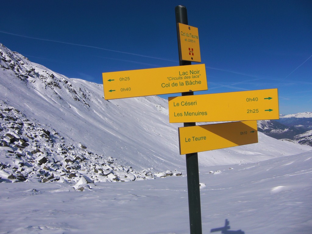 Le Col du Teurre : Faites votre choix ...