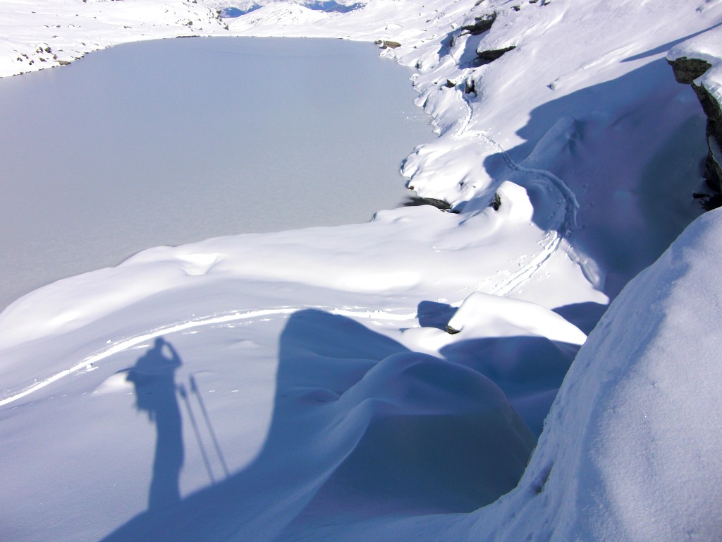 Un solitaire : Effets d'ombre ...