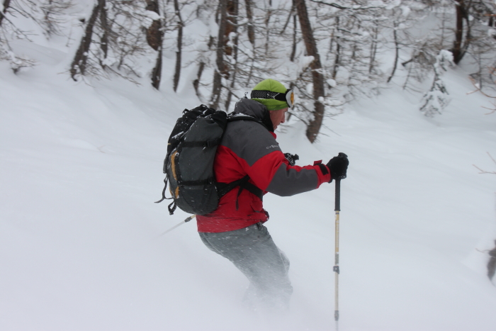 Jerôme skie : Jerôme à l'attaque dans la descente