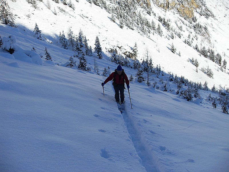 crête des Peygus : montée dans la combe Malazen