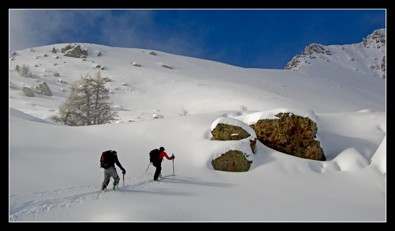 Neige : Il faut tracer...