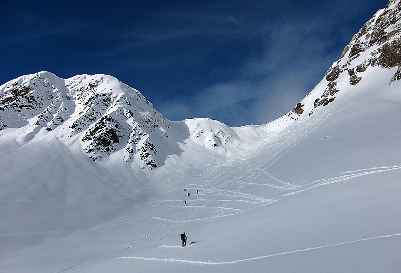 #3 Col d Col d'Aoube : après une 1ère descente, on rephoque pour le versant W du col d'Oncet