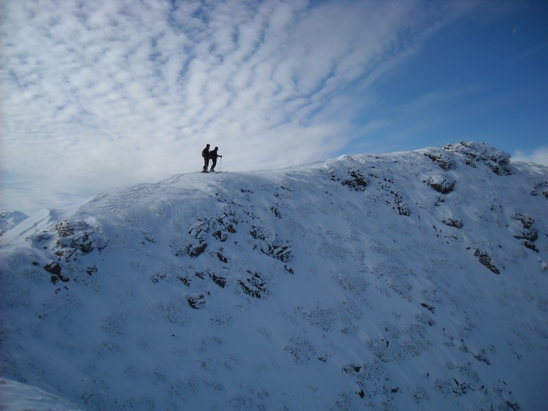 Créte : Denis et Auré sur la crête