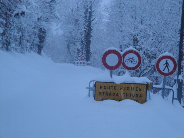 Interdiction??? : Visiblement les skieurs ne sont pas interdit