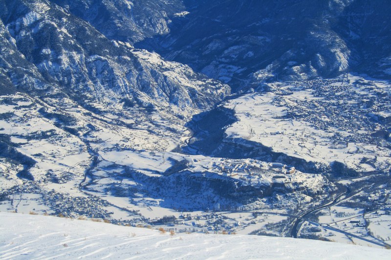 Mont Dauphin : et un peu plus à gauche, la terrasse et le demi qui attend !