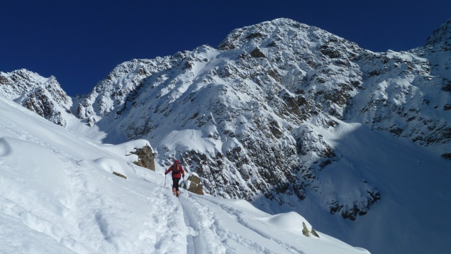 Montée : la montagne est platrée