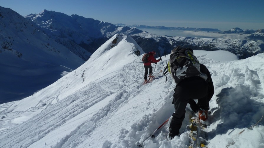 Sommet : la crête du Signal de Tigneux