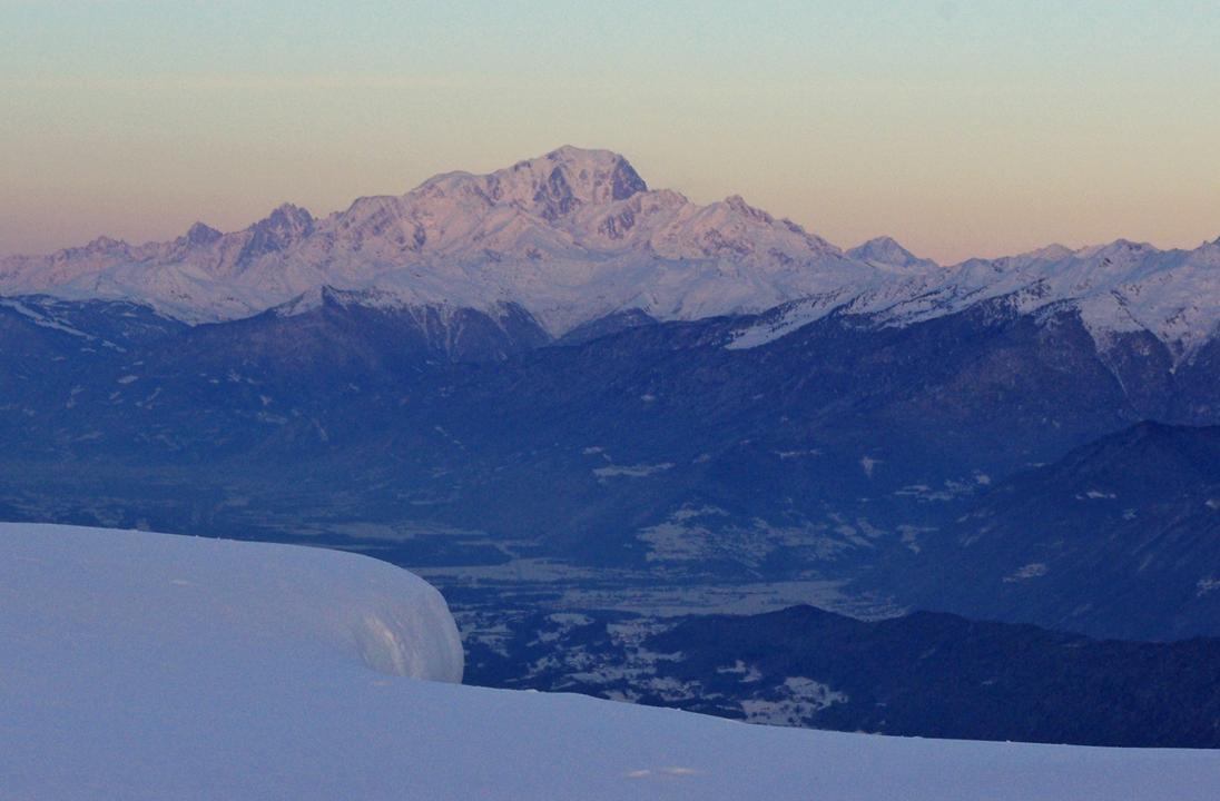Monte Bianco viccino : Dans les Alpes... tout communique!