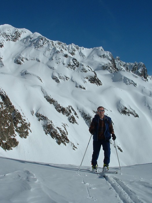 Col de L'Aigleton : Bravo Lolo, on est arrivé. Il ne reste plus que le meilleur. La descente....