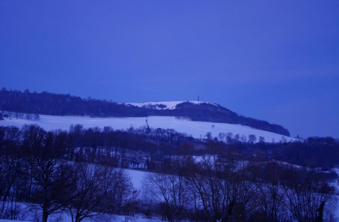 Le Mont Barrès dans la nuit : Demain il fera très beau et très froid: le team va-t-il se reformer?