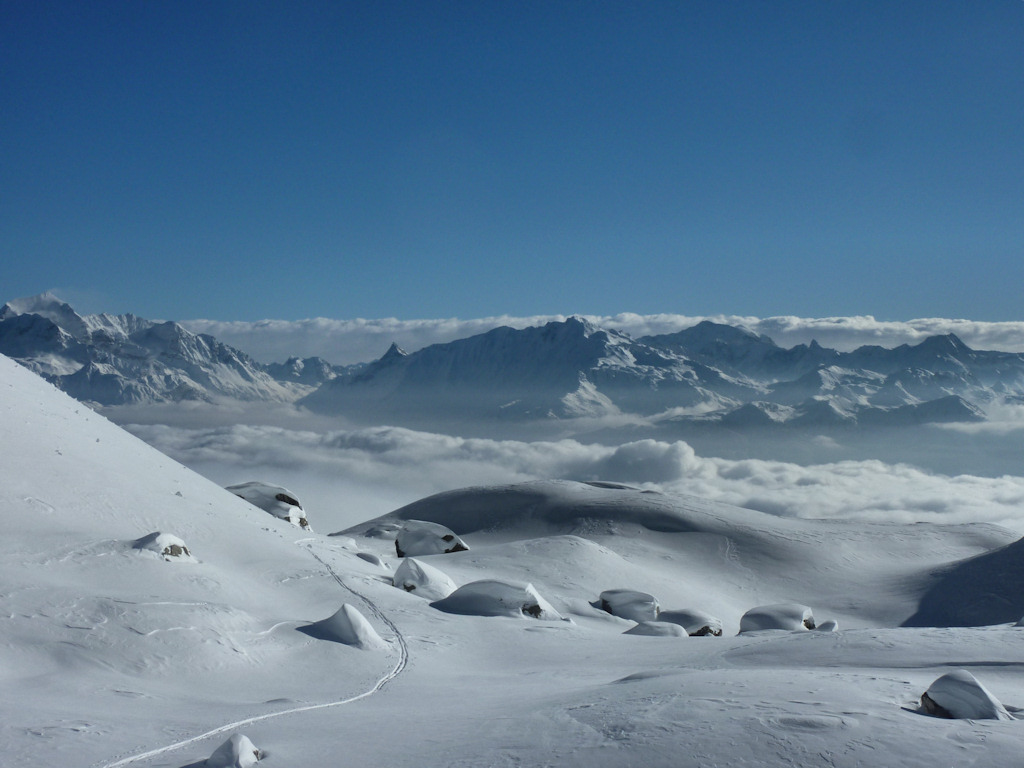 Sous la Pointe de Cerdosse : Quelques sommets de Vanoise ...