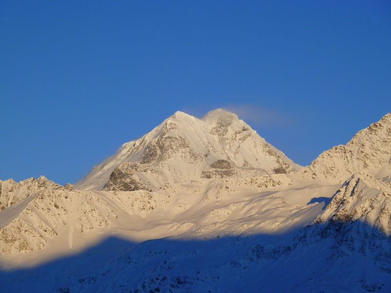 Grd Combin : Grd Combin au soleil couchant