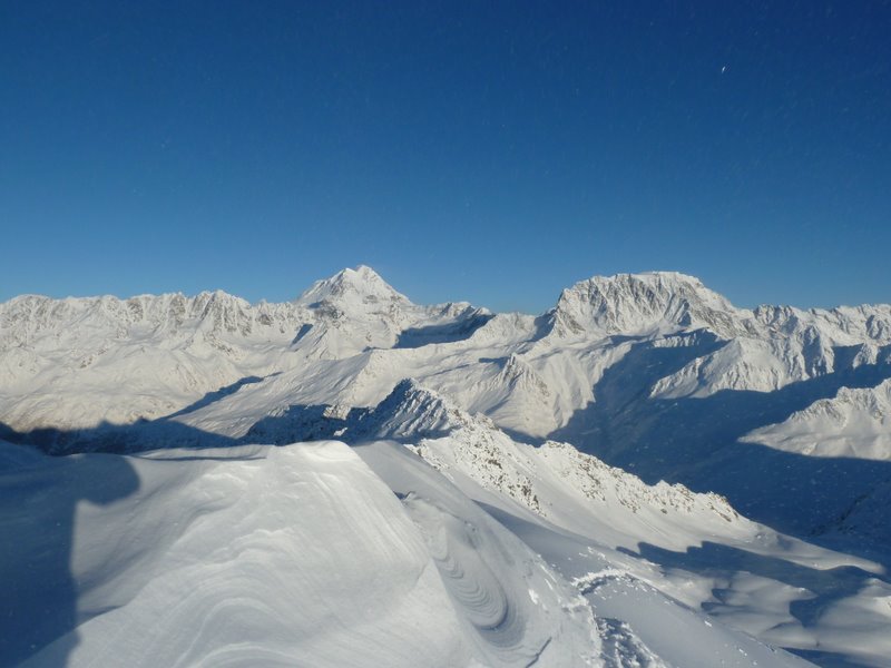 Mts Telliers : Combins et Vélan du sommet