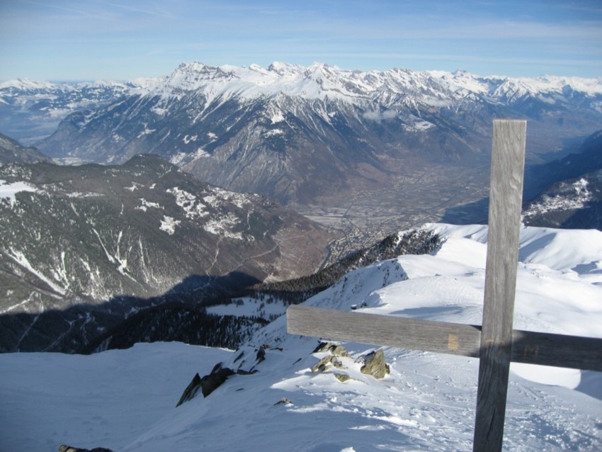 Pointe Ronde : Martigny. Pour Laurent, une photo de l'endroit où se concocte le Fendant...