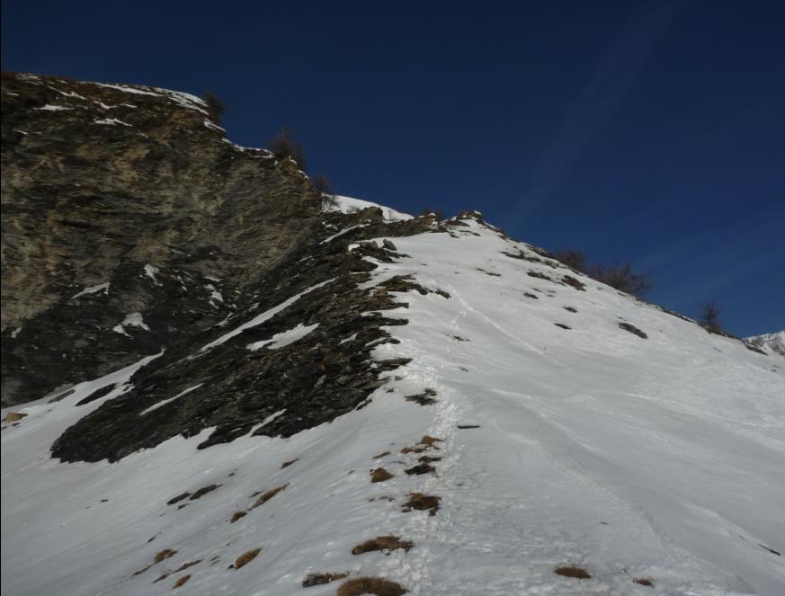 Punta Nera : Bon, c'est pas le meilleur acces, il fait trop chaud, fin de la promenade pour aujourd'hui...