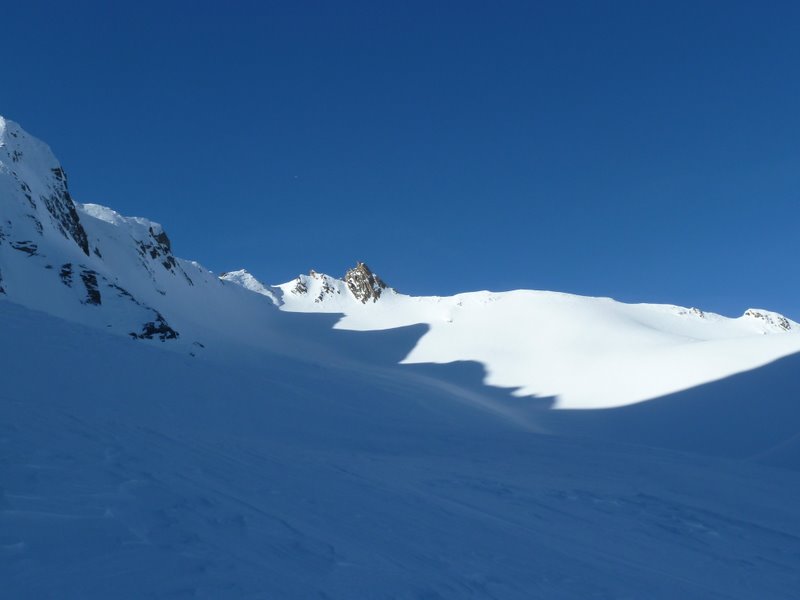 Glacier des Angroniettes : Remontée du glacier des Angroniettes