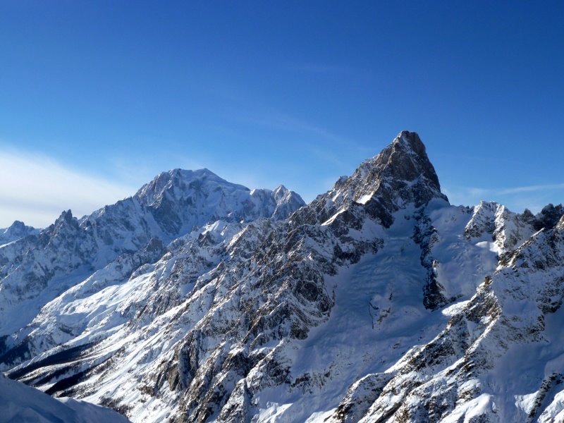 Mt Blanc : Mt Blanc et Grdes Jorasses