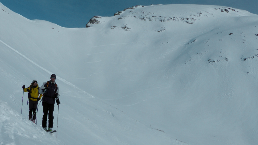 Super descente dans la face Est