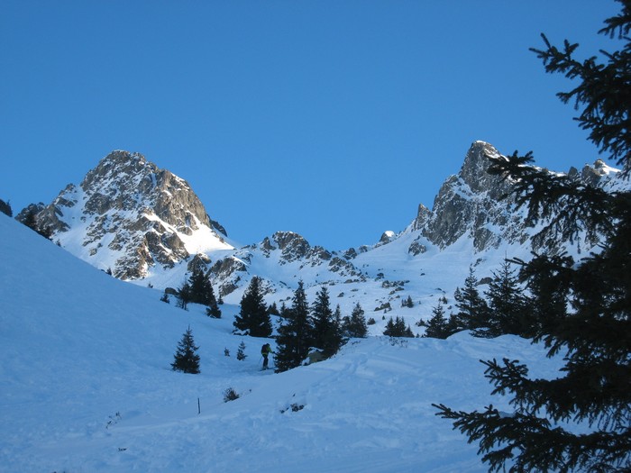 Objectif du jour : Le col de l'Aigleton