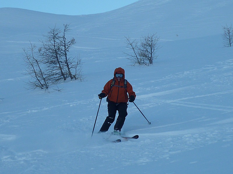 bon ski : marianne en descente