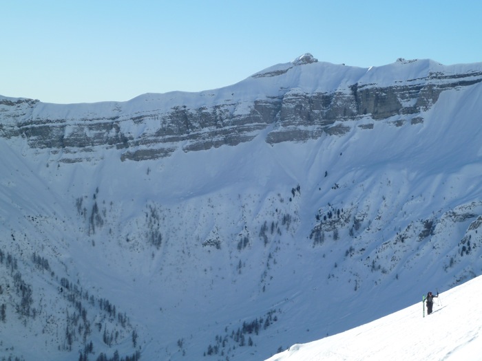 Combe sud de Moutières : pour la montée