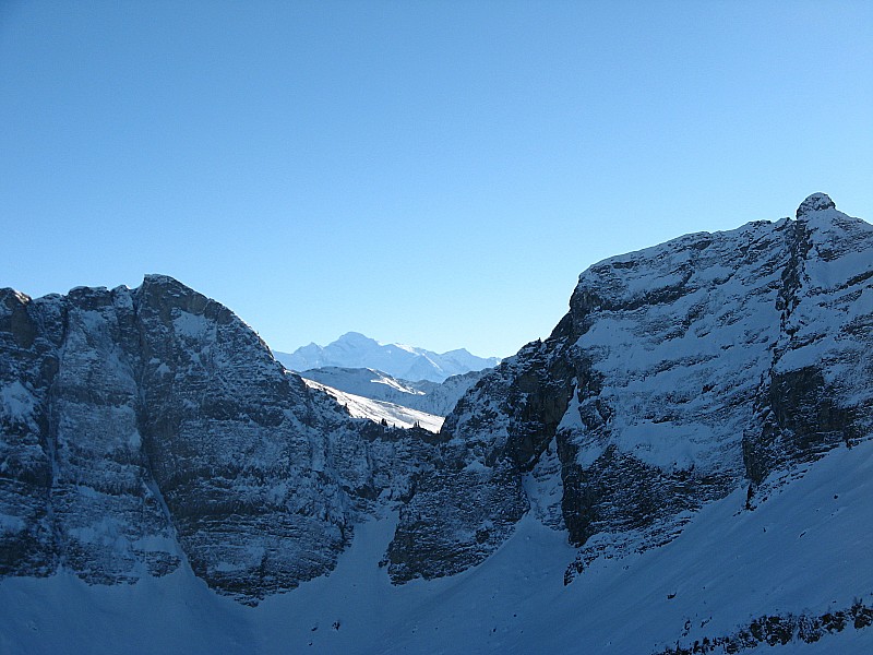 Vue sur le Mont Blanc