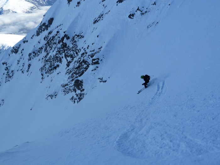 #7 Pointe d Pointe d'Emy : La partie haute en excellentes conditions.