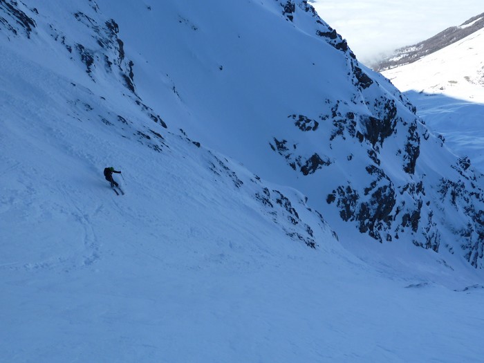 #10 Pointe d Pointe d'Emy : Partie inférieure en neige très dure mais avec un grip parfait.