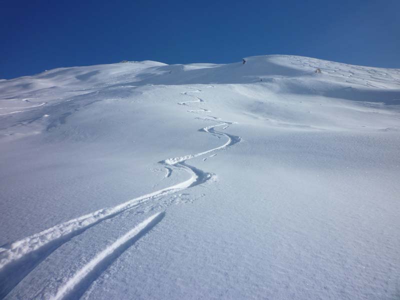 Divers : Trace de descente