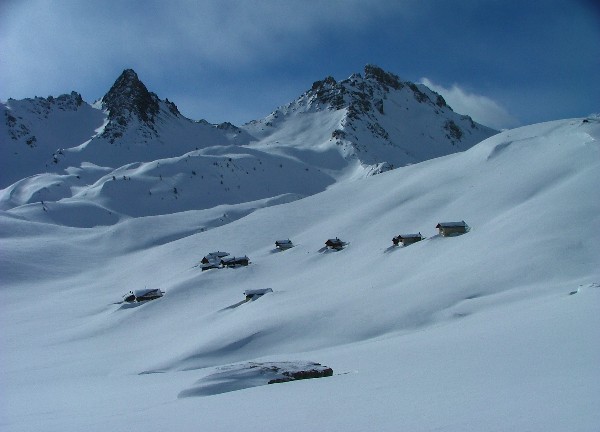 Chalets de Clapeytot : Arrivée des premiers nuages, on profite quand même de la magies des lieux.