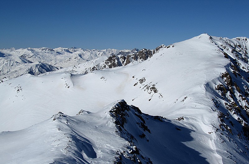 Cime de Maleterre : Vue du Bec du Corborant