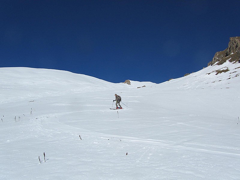 descent du vallon S : Là, c'est moquette