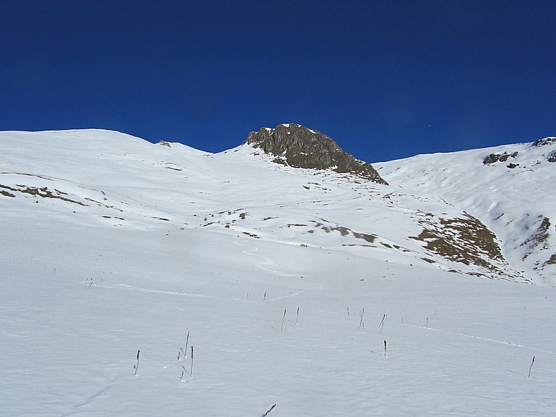 Vue générale du vallon : Non, on est pas en avril!