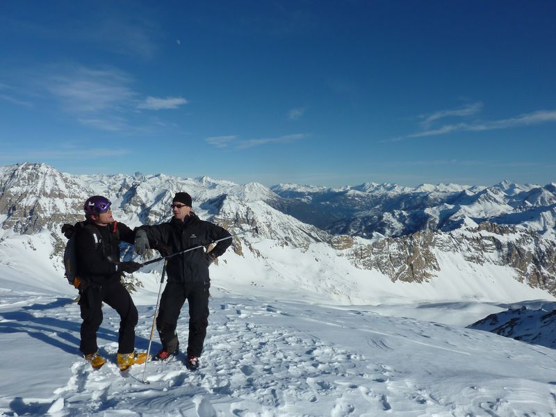 sommet : les cousins à 2980 mètres d'altitude