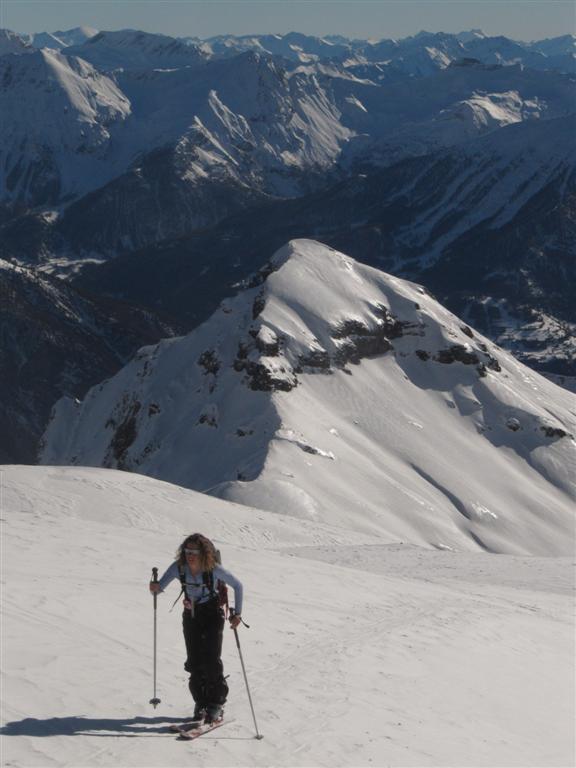 au col à 3000 m : arrivée au col