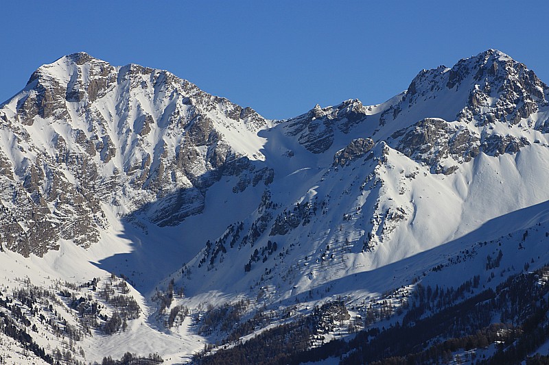 -R14- : Pouzenc, le vallon de l'Auta et la Montagnette depuis le pic Martin Jean