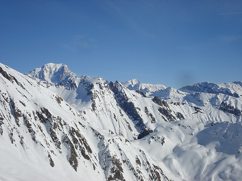Sommets voisin : Mt Blanc, Gde Terrasse, Terrassin, Gde Jorrasses