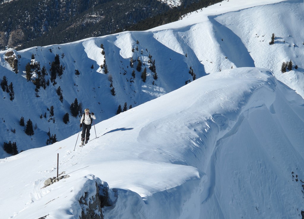 Arrivée au sommet